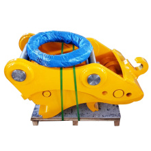 Tilt rotating quick hitch coupler excavator loader